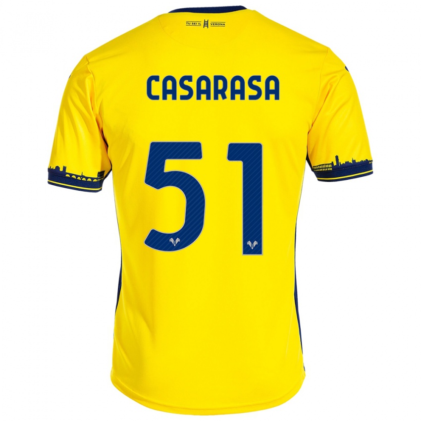Mann Asia Casarasa #51 Gul Bortetrøye Drakt Trøye 2023/24 Skjorter T-Skjorte