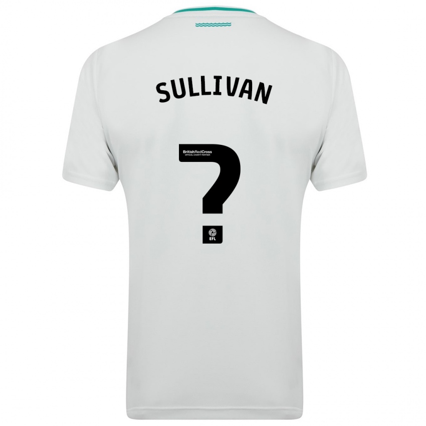Mann Cameron Sullivan #0 Hvit Bortetrøye Drakt Trøye 2023/24 Skjorter T-Skjorte
