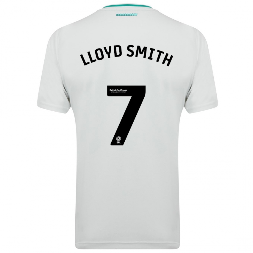 Mann Lexi Lloyd-Smith #7 Hvit Bortetrøye Drakt Trøye 2023/24 Skjorter T-Skjorte