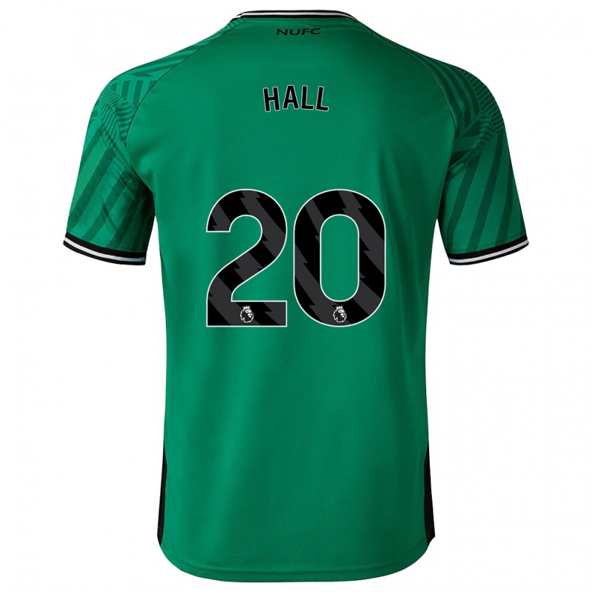 Mann Lewis Hall #20 Grønn Bortetrøye Drakt Trøye 2023/24 Skjorter T-Skjorte