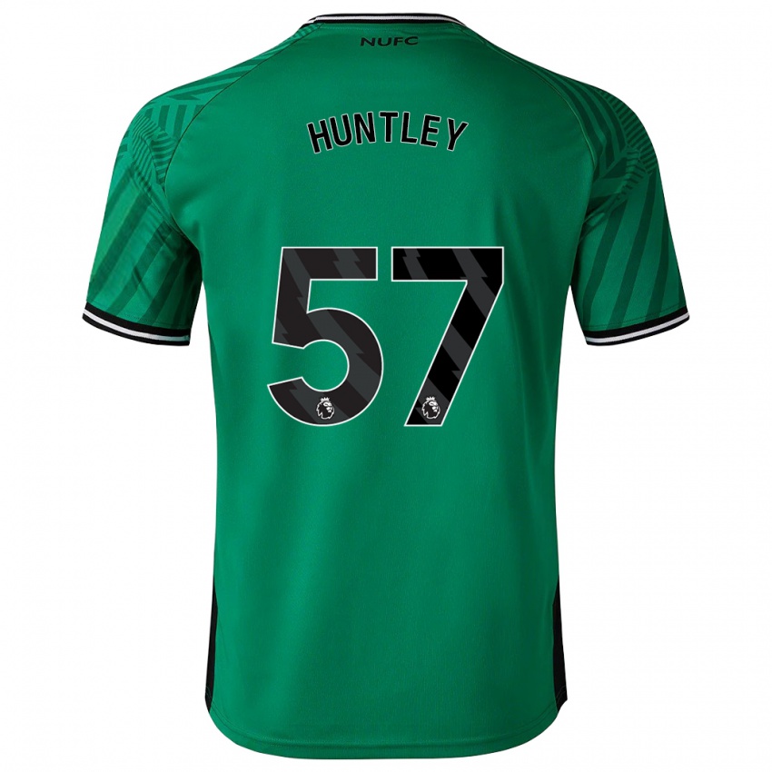 Mann James Huntley #57 Grønn Bortetrøye Drakt Trøye 2023/24 Skjorter T-Skjorte