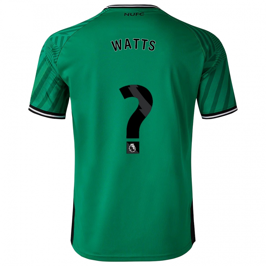 Mann Logan Watts #0 Grønn Bortetrøye Drakt Trøye 2023/24 Skjorter T-Skjorte