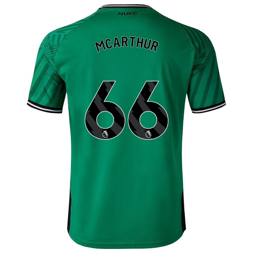 Mann Charlie Mcarthur #66 Grønn Bortetrøye Drakt Trøye 2023/24 Skjorter T-Skjorte