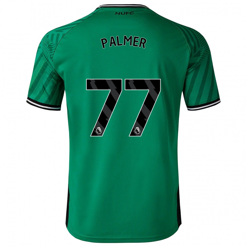 Mann Darren Palmer #77 Grønn Bortetrøye Drakt Trøye 2023/24 Skjorter T-Skjorte
