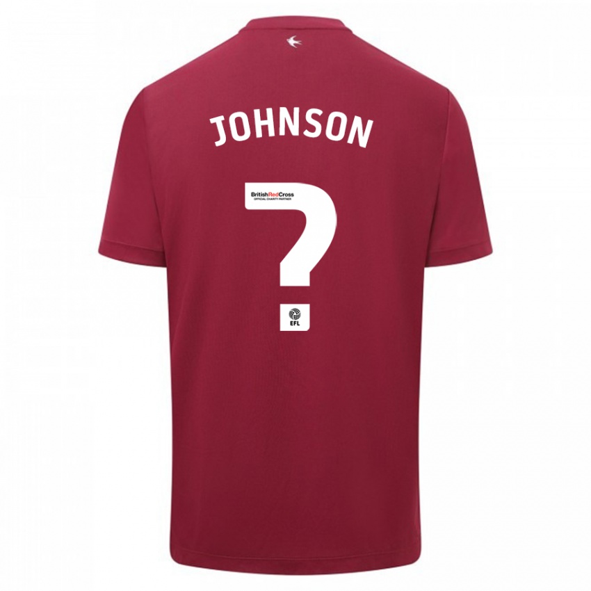 Mann Finlay Johnson #0 Rød Bortetrøye Drakt Trøye 2023/24 Skjorter T-Skjorte