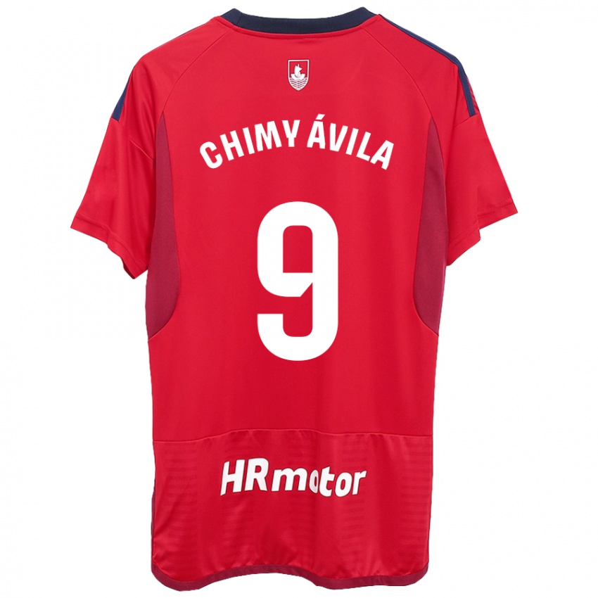 Dame Chimy Ávila #9 Rød Hjemmetrøye Drakt Trøye 2023/24 Skjorter T-Skjorte