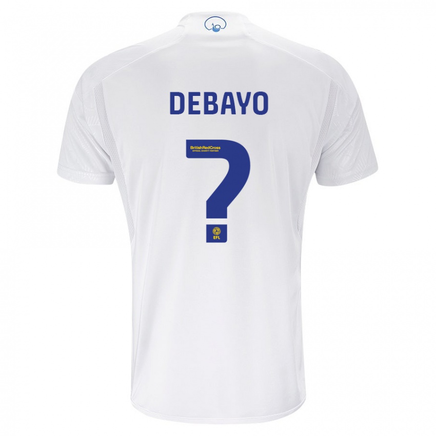 Dame James Debayo #0 Hvit Hjemmetrøye Drakt Trøye 2023/24 Skjorter T-Skjorte