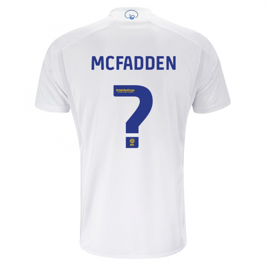 Dame Max Mcfadden #0 Hvit Hjemmetrøye Drakt Trøye 2023/24 Skjorter T-Skjorte