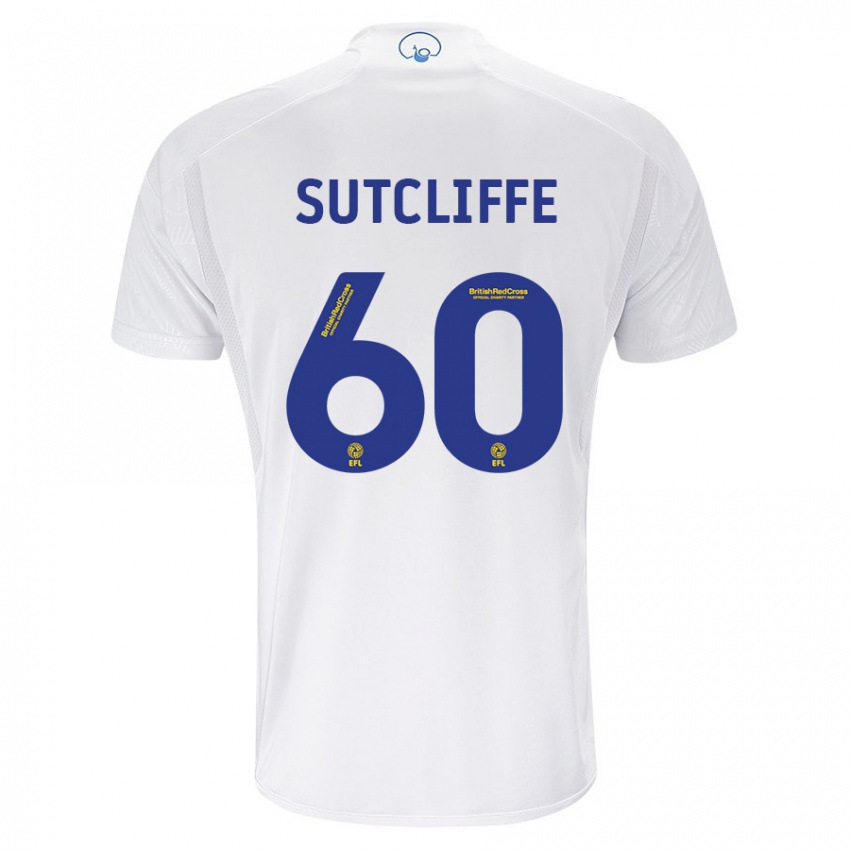 Dame Harvey Sutcliffe #60 Hvit Hjemmetrøye Drakt Trøye 2023/24 Skjorter T-Skjorte