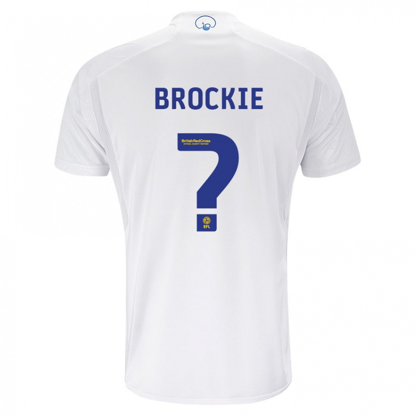 Dame Devon Brockie #0 Hvit Hjemmetrøye Drakt Trøye 2023/24 Skjorter T-Skjorte