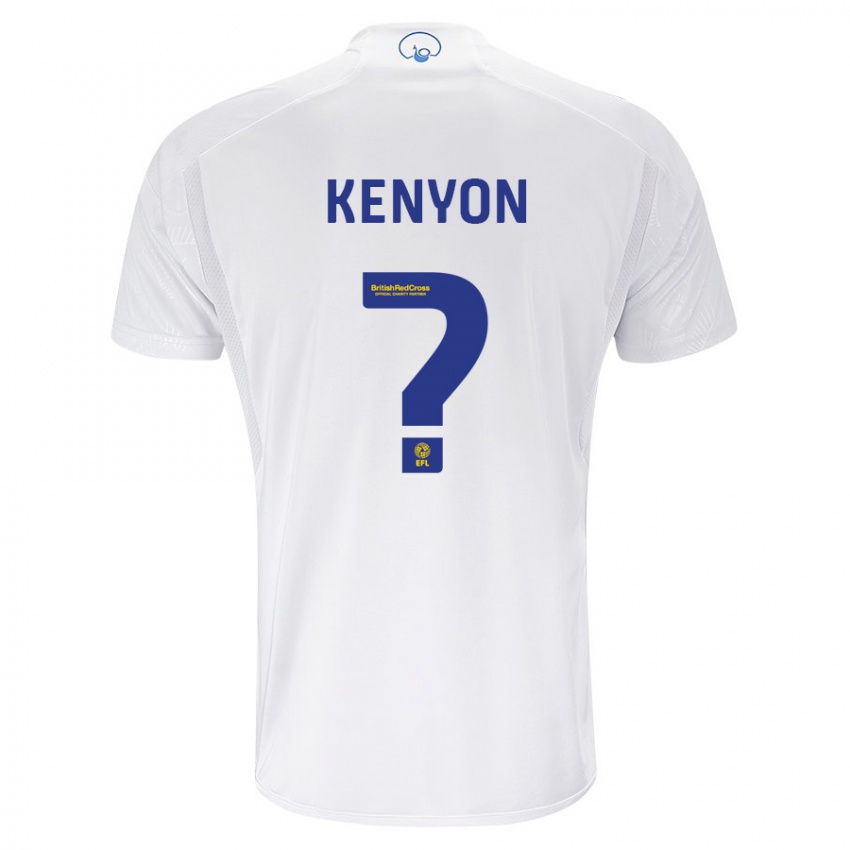 Dame George Kenyon #0 Hvit Hjemmetrøye Drakt Trøye 2023/24 Skjorter T-Skjorte