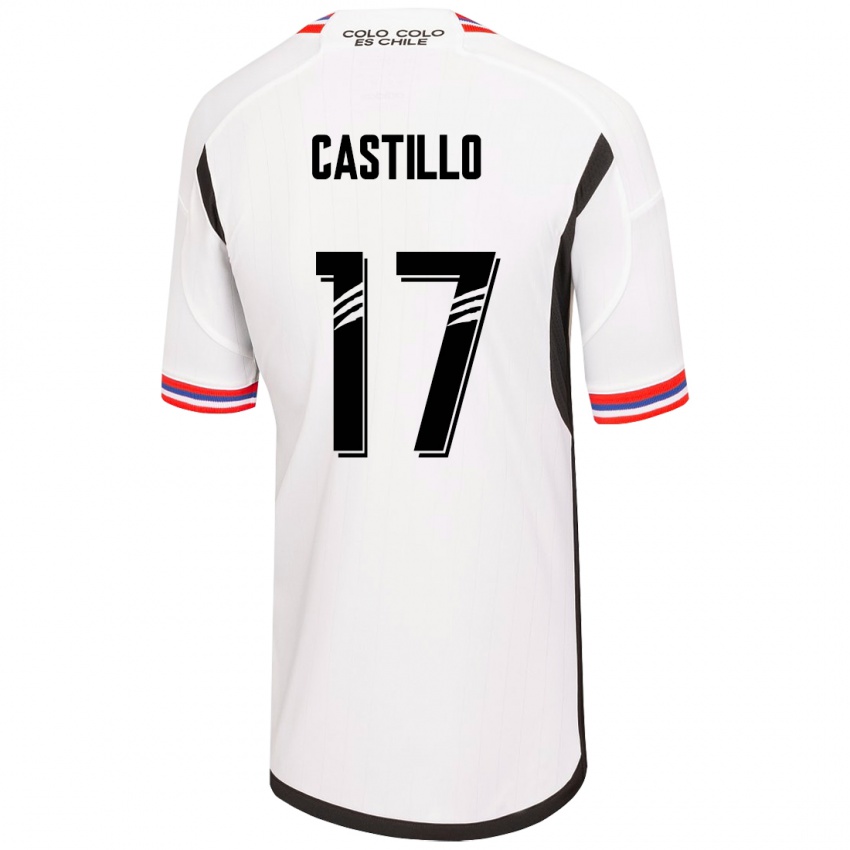 Dame Fabián Castillo #17 Hvit Hjemmetrøye Drakt Trøye 2023/24 Skjorter T-Skjorte