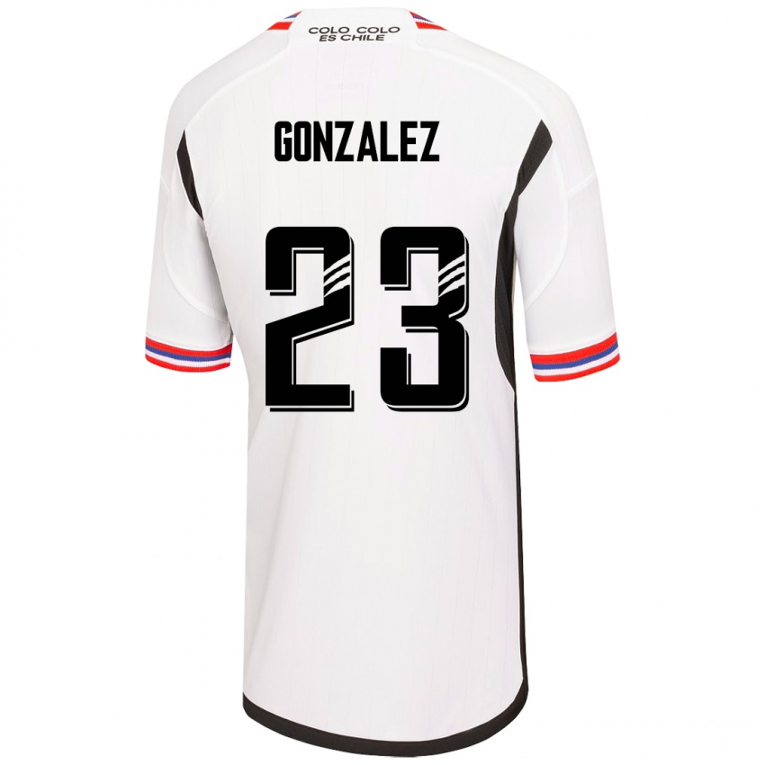 Dame Ramiro González #23 Hvit Hjemmetrøye Drakt Trøye 2023/24 Skjorter T-Skjorte