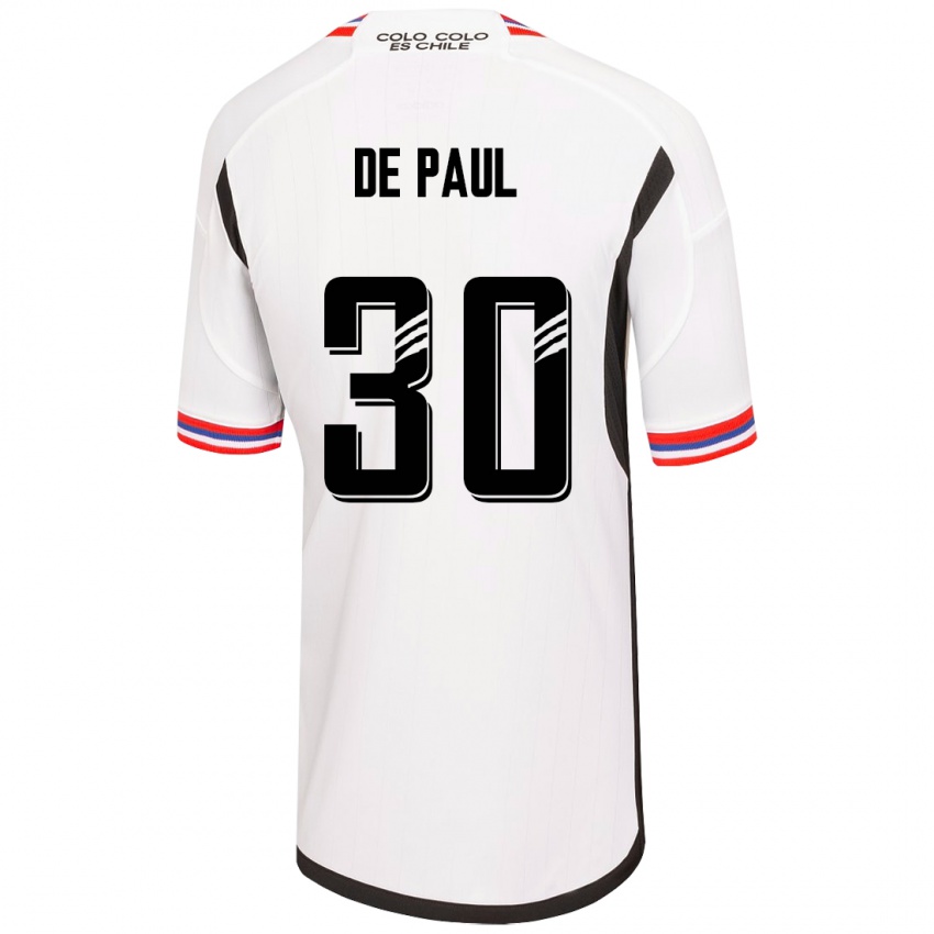 Dame Fernando De Paul #30 Hvit Hjemmetrøye Drakt Trøye 2023/24 Skjorter T-Skjorte
