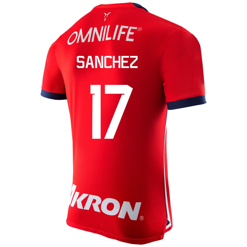 Dame Jesús Sánchez #17 Rød Hjemmetrøye Drakt Trøye 2023/24 Skjorter T-Skjorte