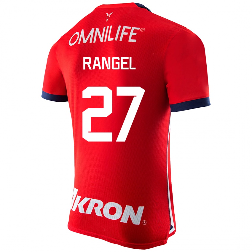 Dame José Rangel #27 Rød Hjemmetrøye Drakt Trøye 2023/24 Skjorter T-Skjorte