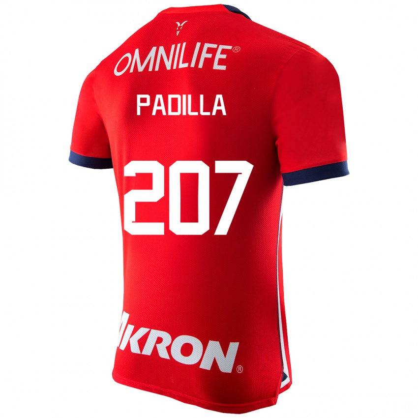 Dame Yael Padilla #207 Rød Hjemmetrøye Drakt Trøye 2023/24 Skjorter T-Skjorte