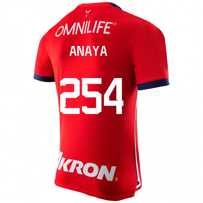 Dame Mario Anaya #254 Rød Hjemmetrøye Drakt Trøye 2023/24 Skjorter T-Skjorte