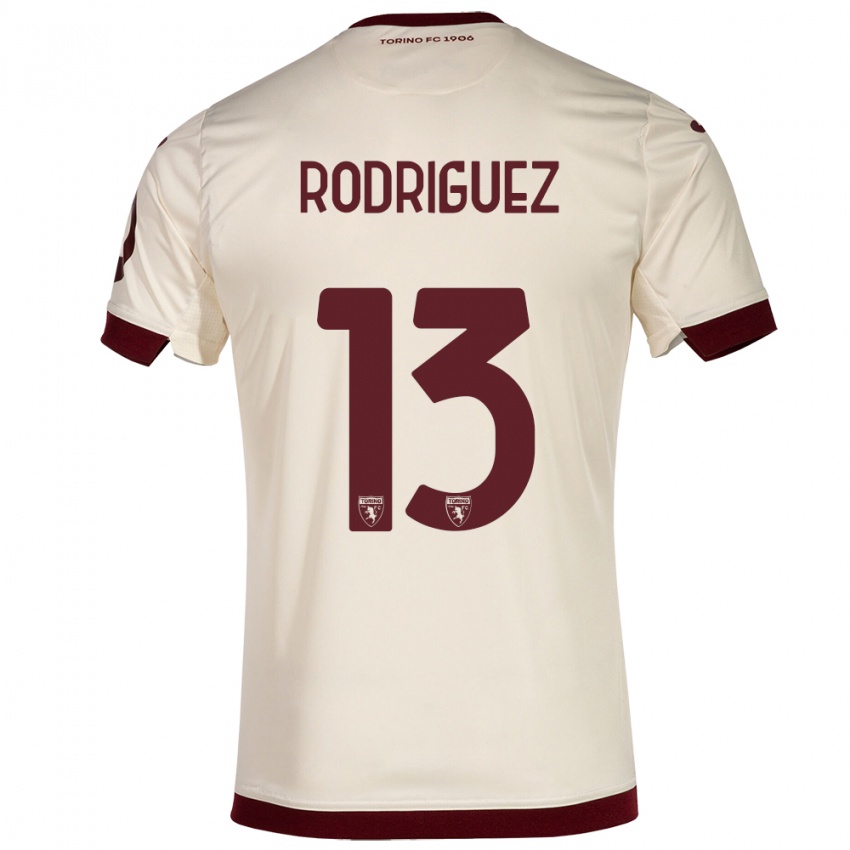 Dame Ricardo Rodríguez #13 Champagne Bortetrøye Drakt Trøye 2023/24 Skjorter T-Skjorte