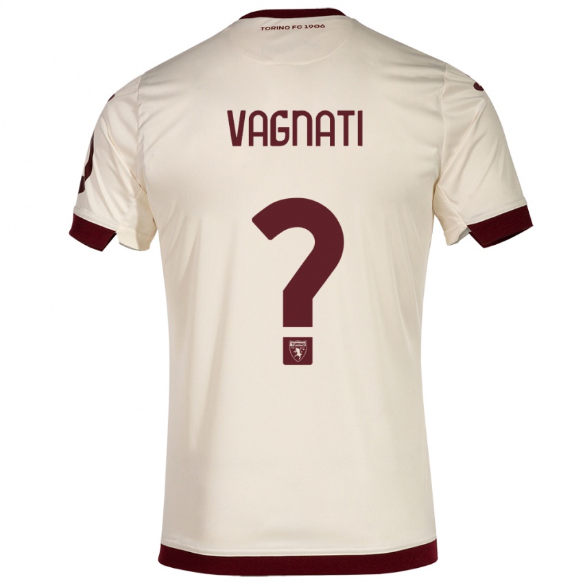 Dame Manuel Vagnati #0 Champagne Bortetrøye Drakt Trøye 2023/24 Skjorter T-Skjorte