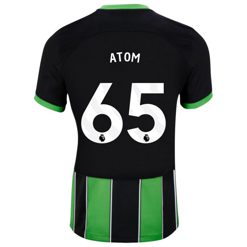 Dame Noel Atom #65 Svart Grønn Bortetrøye Drakt Trøye 2023/24 Skjorter T-Skjorte