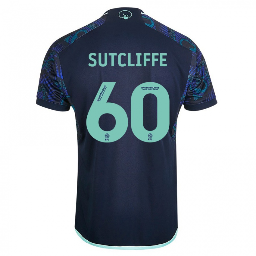 Dame Harvey Sutcliffe #60 Blå Bortetrøye Drakt Trøye 2023/24 Skjorter T-Skjorte