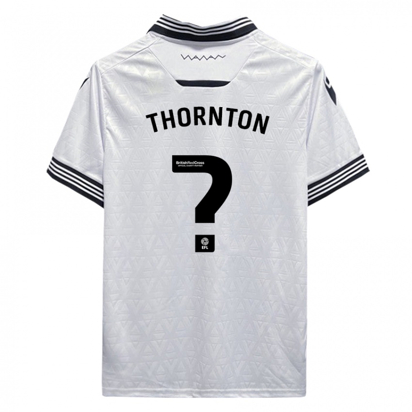 Dame Jarvis Thornton #0 Hvit Bortetrøye Drakt Trøye 2023/24 Skjorter T-Skjorte