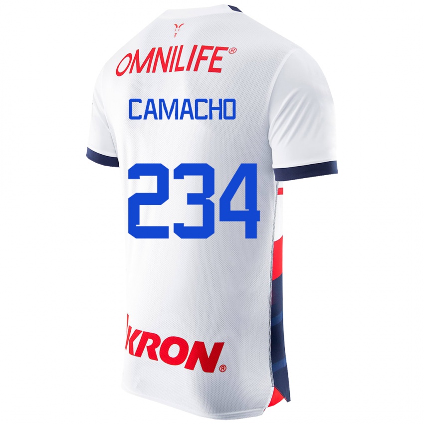Dame Xandor Camacho #234 Hvit Bortetrøye Drakt Trøye 2023/24 Skjorter T-Skjorte
