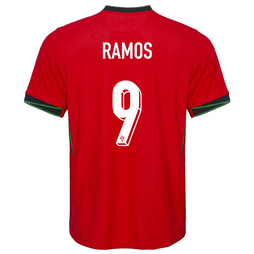 Barn Portugal Goncalo Ramos #9 Rød Hjemmetrøye Drakt Trøye 24-26 Skjorter T-Skjorte