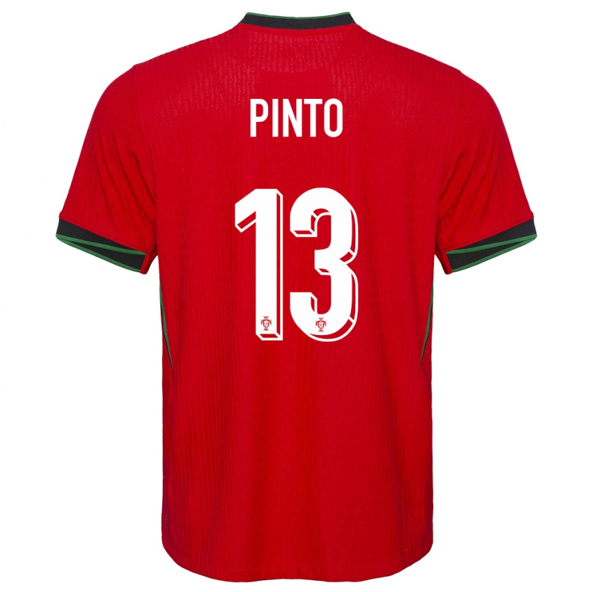 Barn Portugal Fatima Pinto #13 Rød Hjemmetrøye Drakt Trøye 24-26 Skjorter T-Skjorte