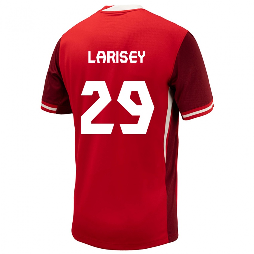Barn Canada Clarissa Larisey #29 Rød Hjemmetrøye Drakt Trøye 24-26 Skjorter T-Skjorte