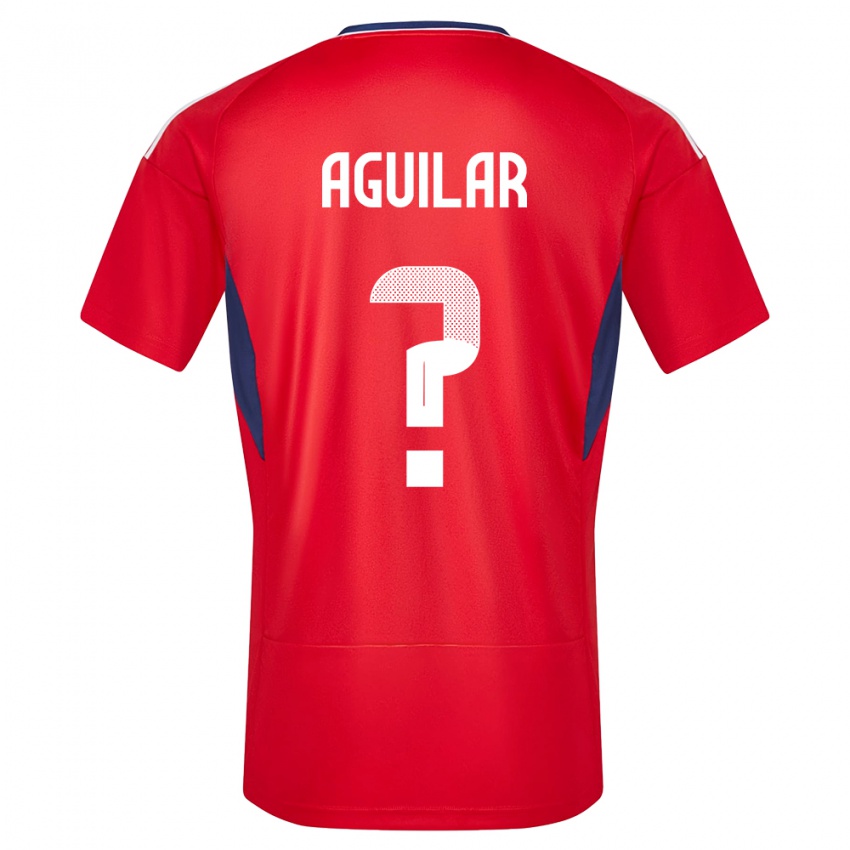 Mann Costa Rica Deylan Aguilar #0 Rød Hjemmetrøye Drakt Trøye 24-26 Skjorter T-Skjorte