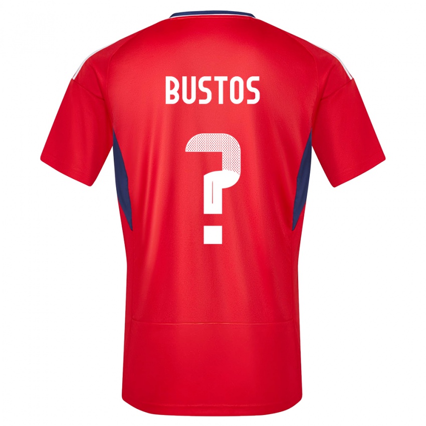 Mann Costa Rica Roy Bustos #0 Rød Hjemmetrøye Drakt Trøye 24-26 Skjorter T-Skjorte