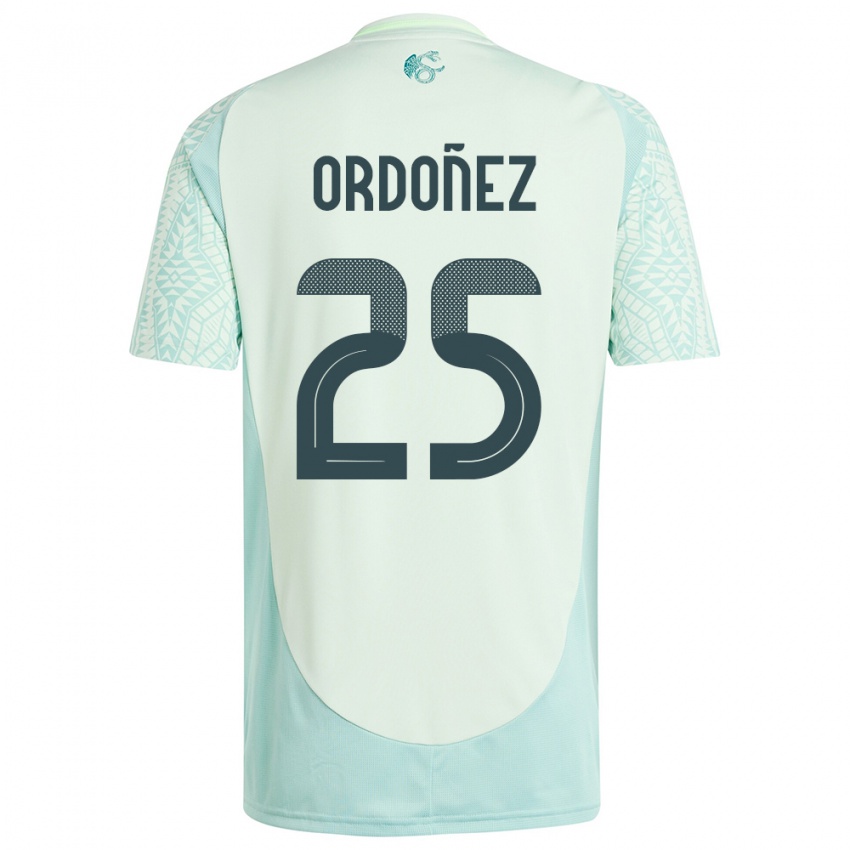 Mann Mexico Diana Ordonez #25 Lin Grønn Bortetrøye Drakt Trøye 24-26 Skjorter T-Skjorte