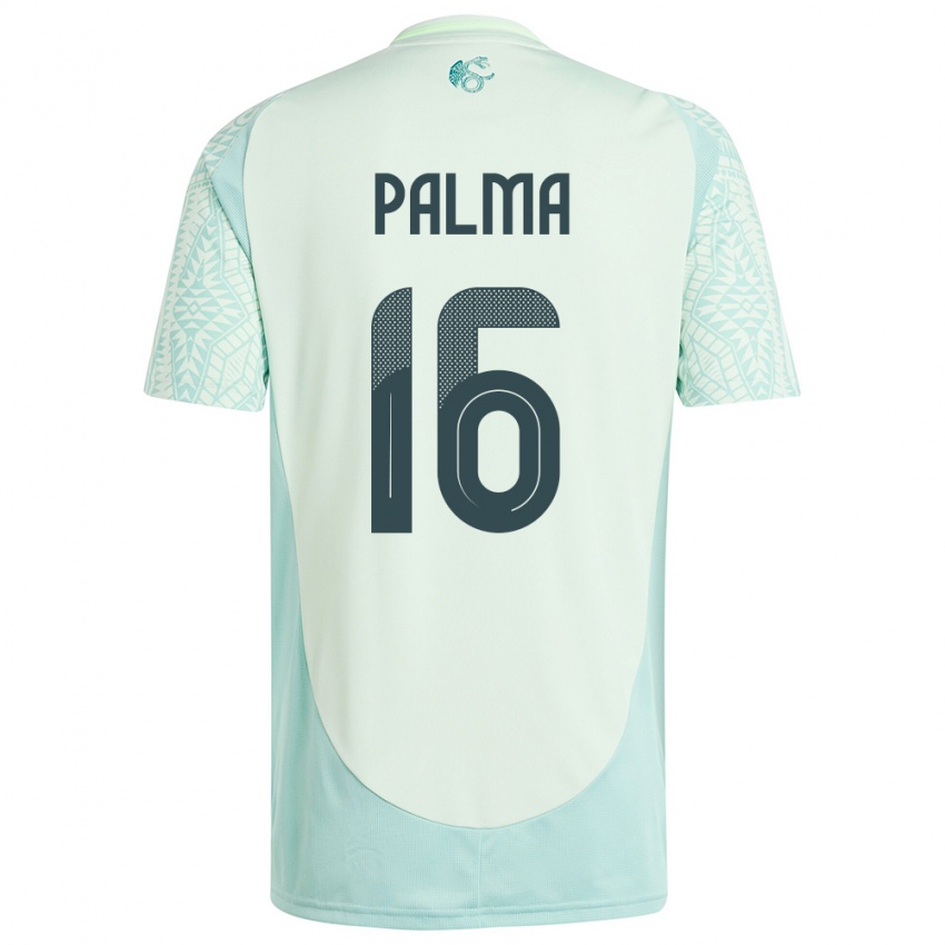 Mann Mexico Rafael Palma #16 Lin Grønn Bortetrøye Drakt Trøye 24-26 Skjorter T-Skjorte