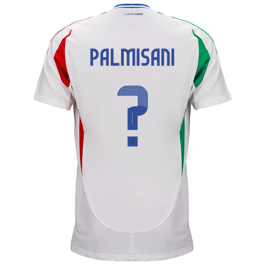 Mann Italia Lorenzo Palmisani #0 Hvit Bortetrøye Drakt Trøye 24-26 Skjorter T-Skjorte