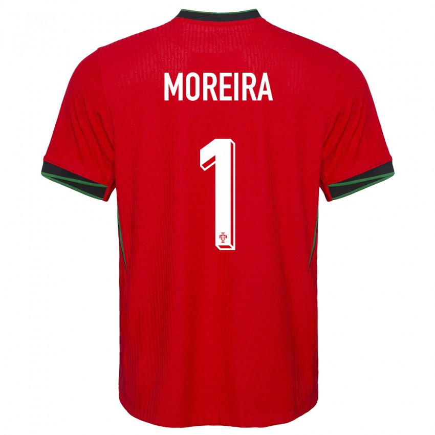 Dame Portugal Andre Moreira #1 Rød Hjemmetrøye Drakt Trøye 24-26 Skjorter T-Skjorte
