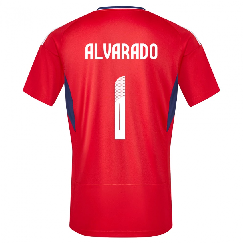 Dame Costa Rica Esteban Alvarado #1 Rød Hjemmetrøye Drakt Trøye 24-26 Skjorter T-Skjorte