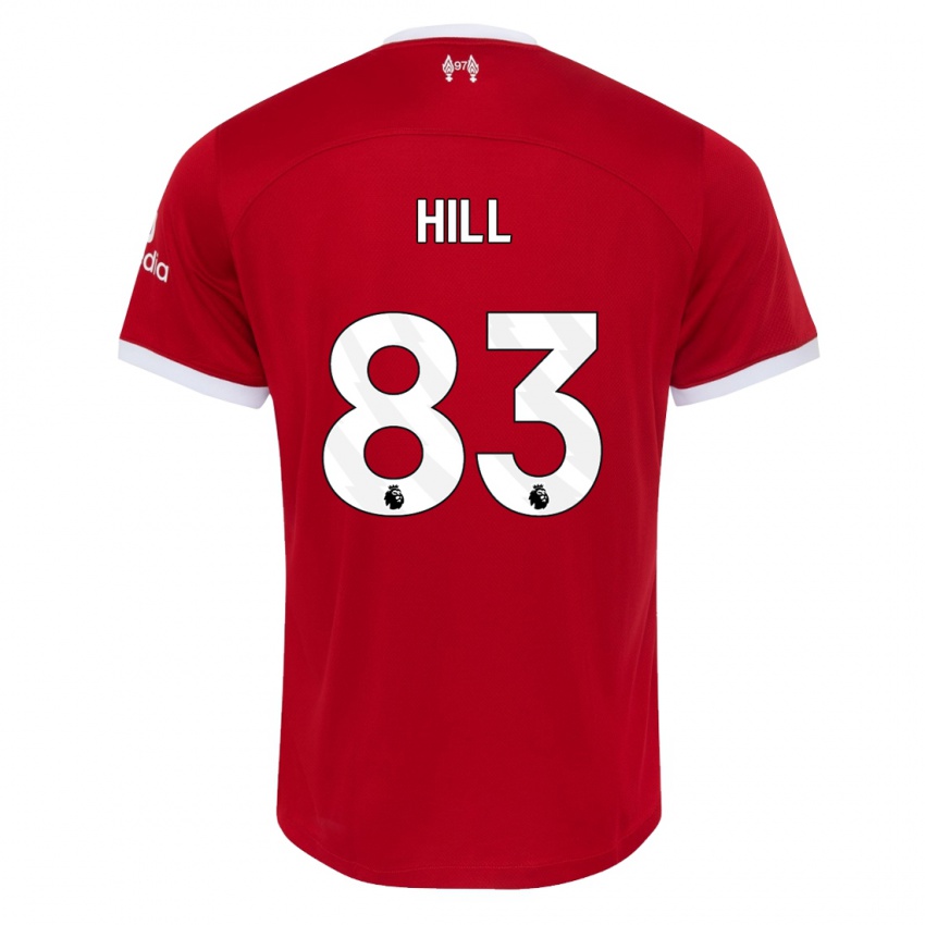 Barn Tom Hill #83 Rød Hjemmetrøye Drakt Trøye 2023/24 Skjorter T-Skjorte