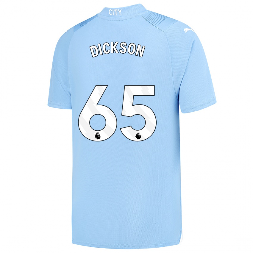 Barn Will Dickson #65 Lyse Blå Hjemmetrøye Drakt Trøye 2023/24 Skjorter T-Skjorte