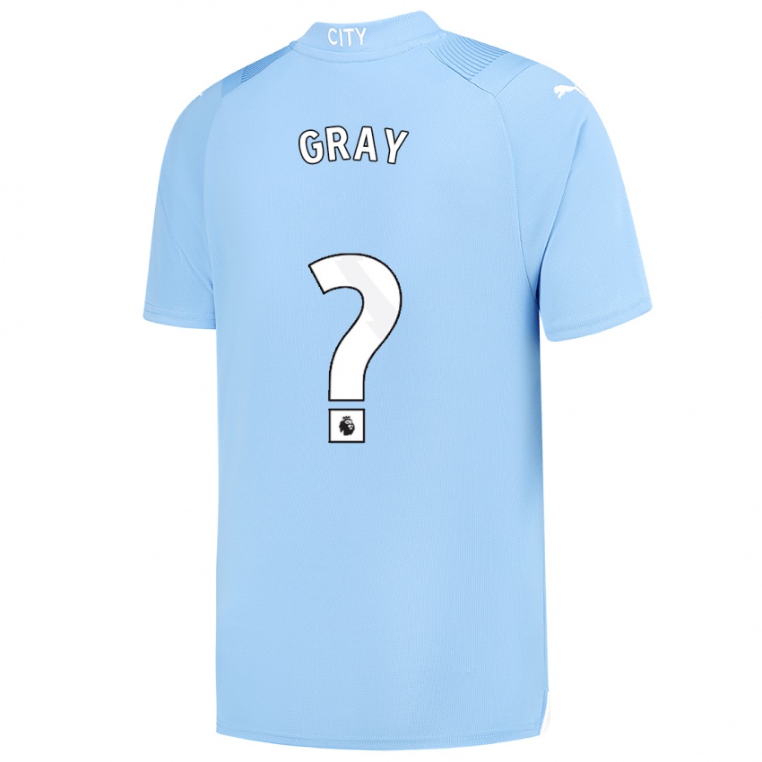 Barn Charlie Gray #0 Lyse Blå Hjemmetrøye Drakt Trøye 2023/24 Skjorter T-Skjorte