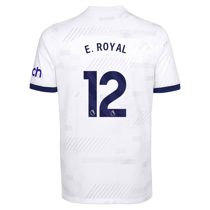 Barn Emerson Royal #12 Hvit Hjemmetrøye Drakt Trøye 2023/24 Skjorter T-Skjorte