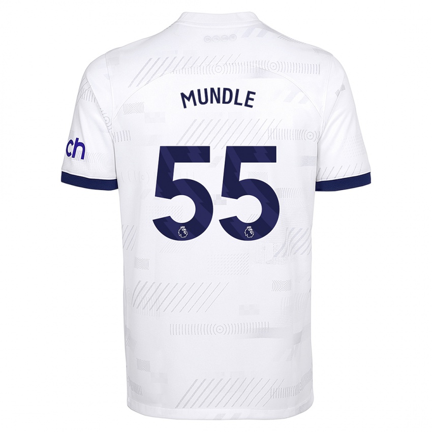 Barn Romaine Mundle #55 Hvit Hjemmetrøye Drakt Trøye 2023/24 Skjorter T-Skjorte