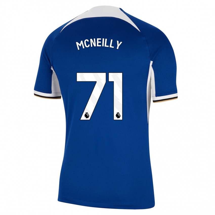 Barn Donnell Mcneilly #71 Blå Hjemmetrøye Drakt Trøye 2023/24 Skjorter T-Skjorte