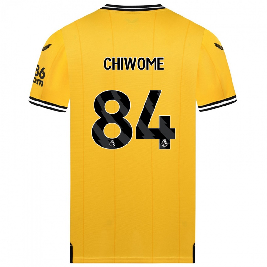 Barn Leon Chiwome #84 Gul Hjemmetrøye Drakt Trøye 2023/24 Skjorter T-Skjorte