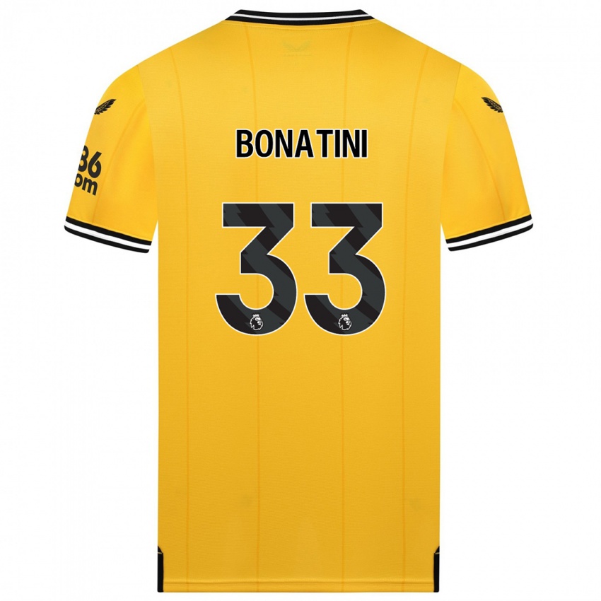 Barn Leo Bonatini #33 Gul Hjemmetrøye Drakt Trøye 2023/24 Skjorter T-Skjorte