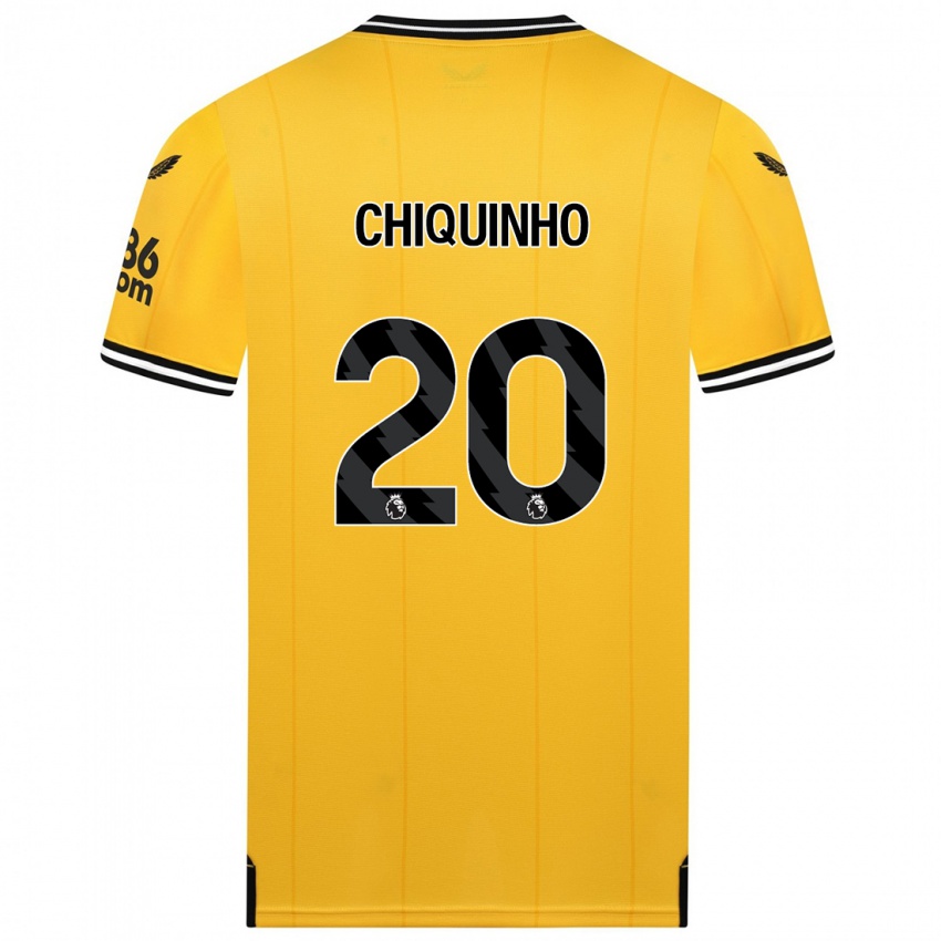 Barn Chiquinho #20 Gul Hjemmetrøye Drakt Trøye 2023/24 Skjorter T-Skjorte