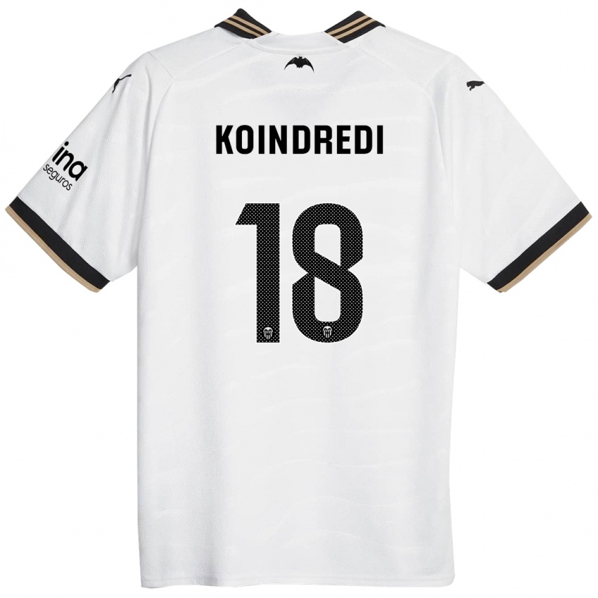 Barn Koba Koindredi #18 Hvit Hjemmetrøye Drakt Trøye 2023/24 Skjorter T-Skjorte