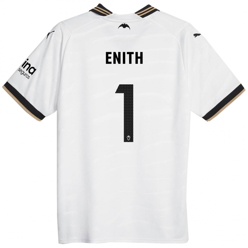 Barn Enith #1 Hvit Hjemmetrøye Drakt Trøye 2023/24 Skjorter T-Skjorte