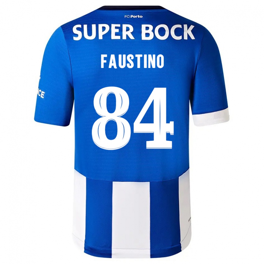 Barn Levi Faustino #84 Blå Hvit Hjemmetrøye Drakt Trøye 2023/24 Skjorter T-Skjorte